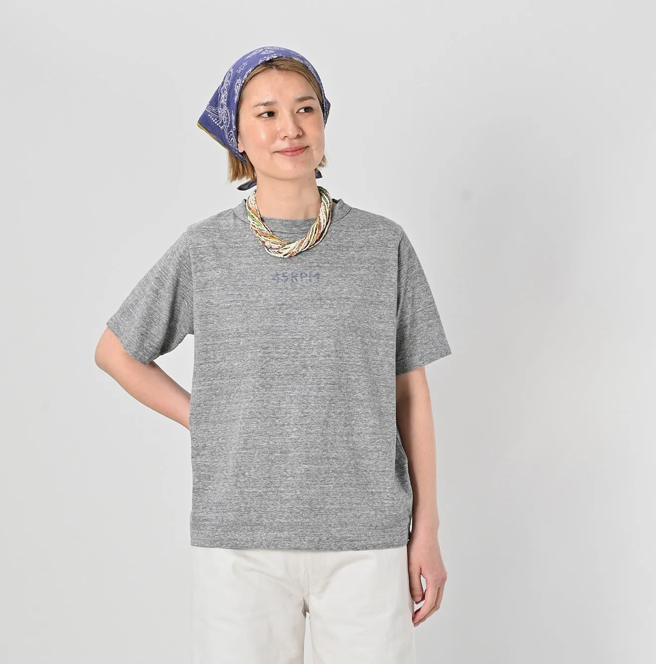 45 Star 908 Logo T-shirt (Top-dyed) sold by 45r product image thumbnail 4