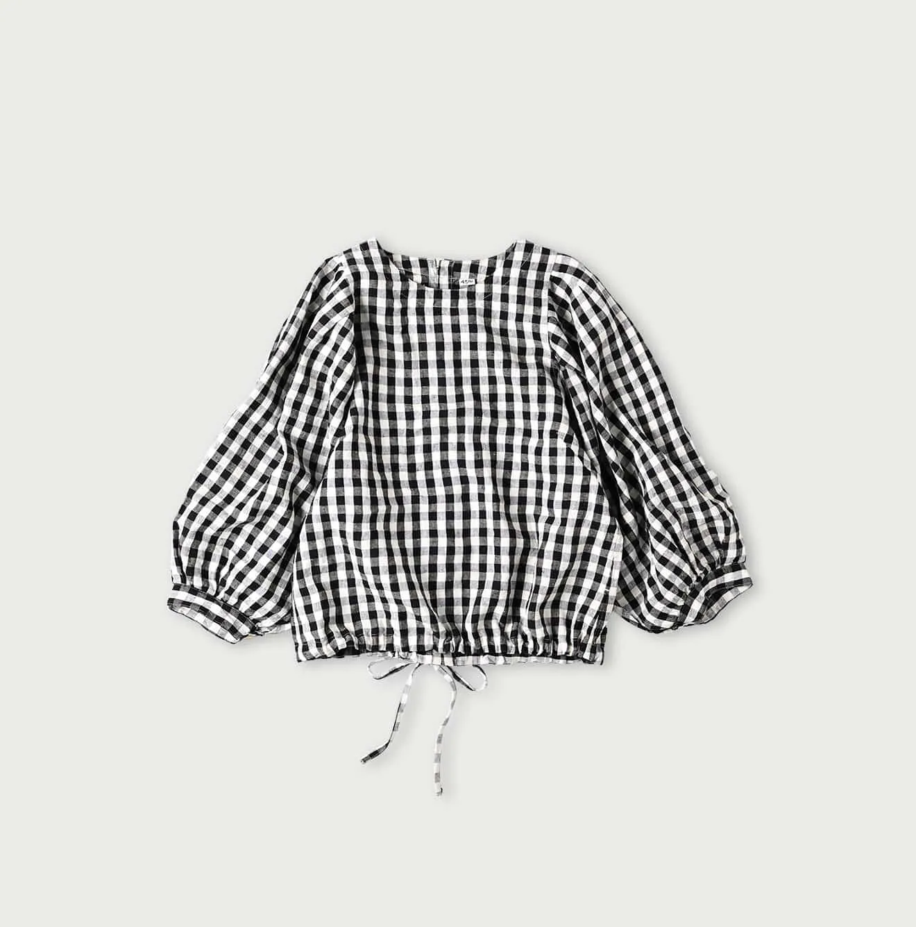 Dozume Linen Puff Sleeve Blouse sold by 45r