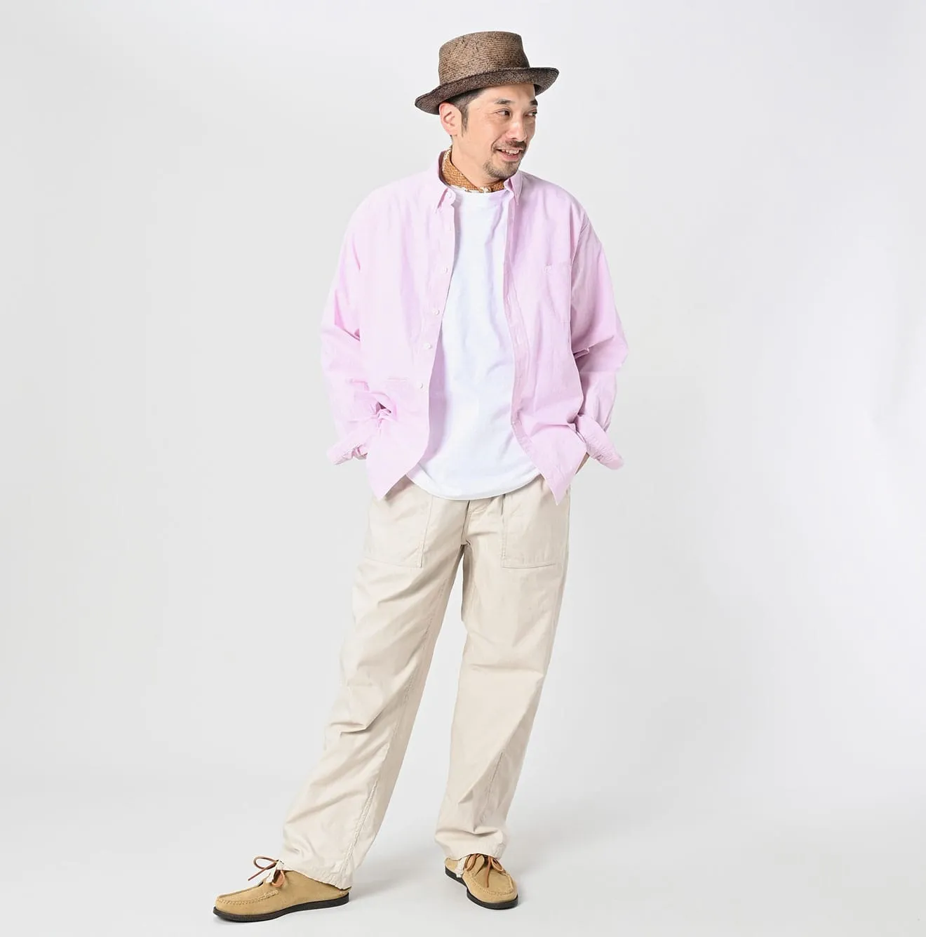 Compact Yarn 908 Ocean Buttondown Shirt sold by 45r product image thumbnail 3