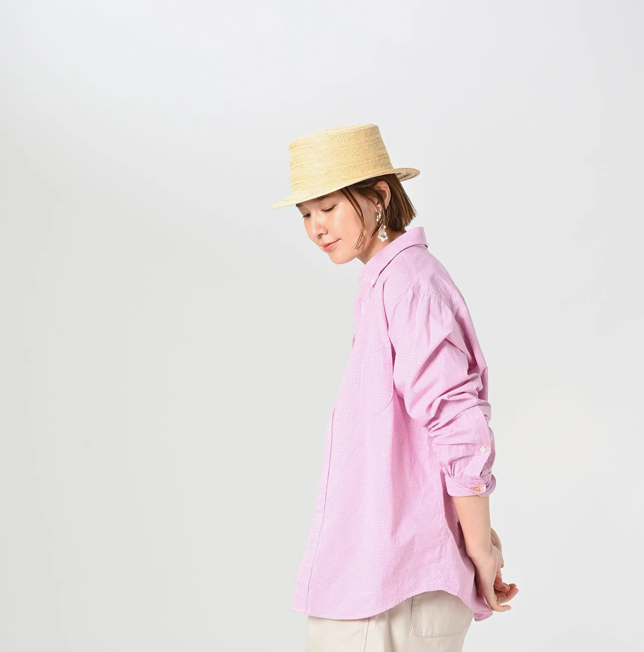 Compact Yarn 908 Ocean Buttondown Shirt sold by 45r product image thumbnail 5