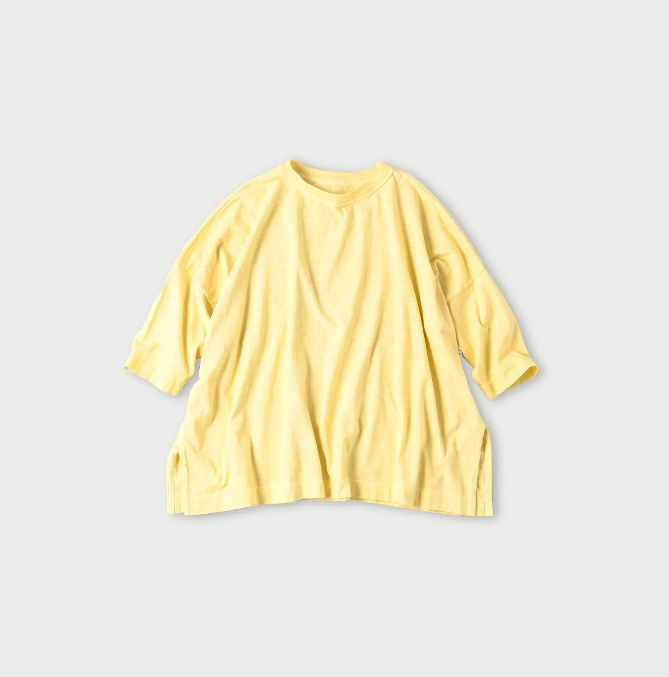 Botanical Dyed Big Slit T-shirt sold by 45r product image thumbnail 2