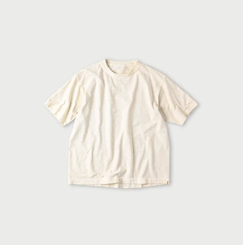 Botanical Dyed 908 Ocean Short Sleeve T-shirt made by 45r