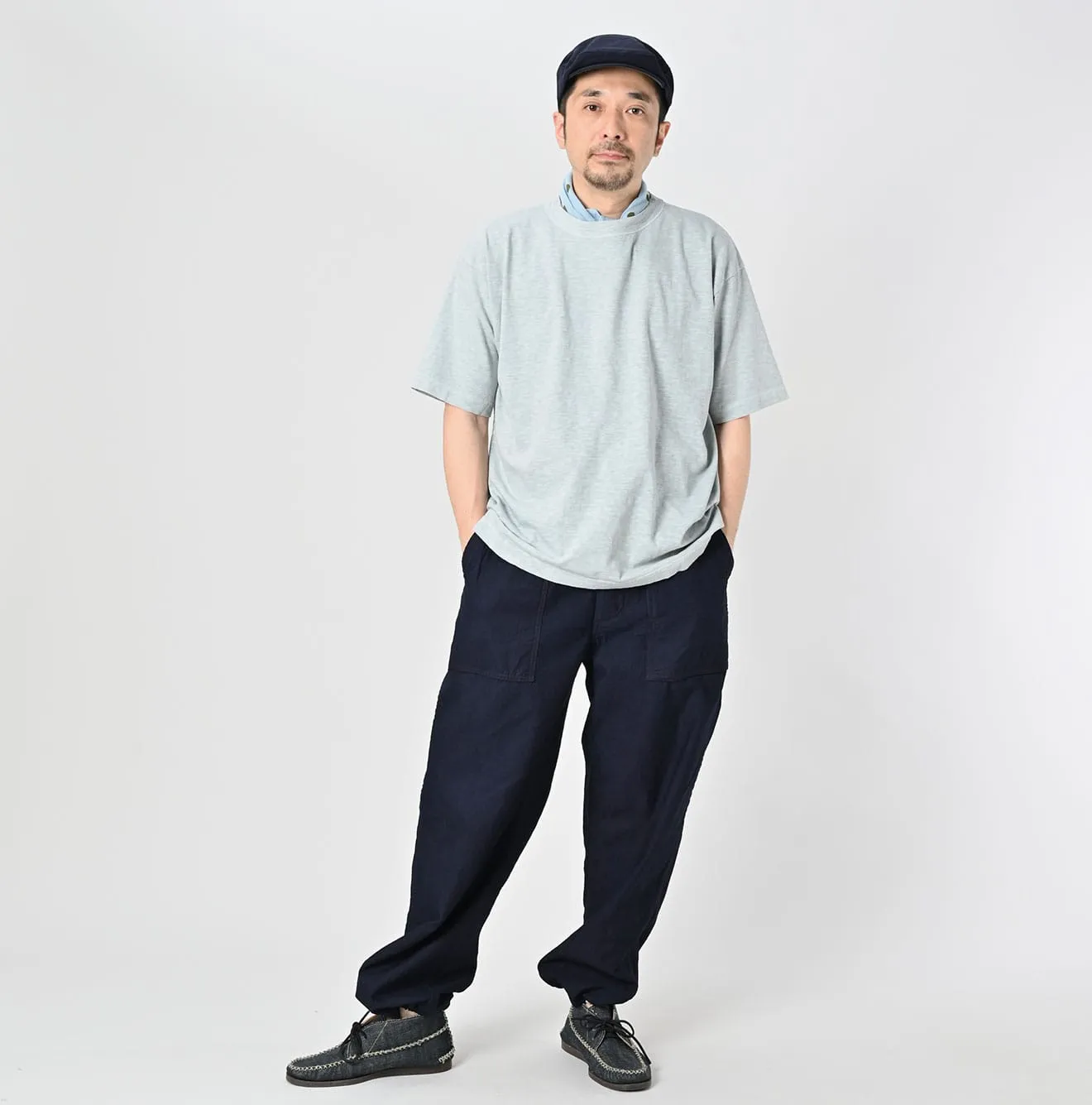 Botanical Dyed 908 Ocean Short Sleeve T-shirt sold by 45r product image thumbnail 3