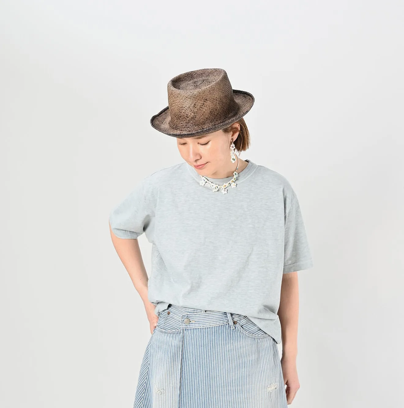 Botanical Dyed 908 Ocean Short Sleeve T-shirt sold by 45r product image thumbnail 4