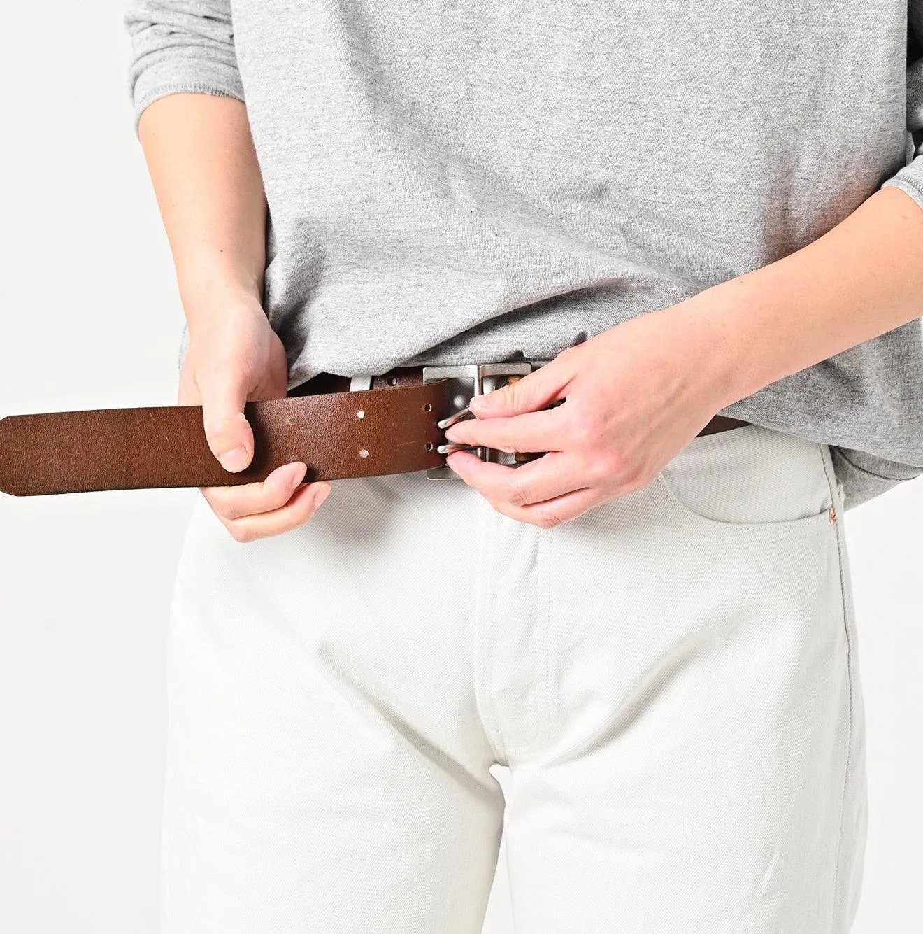 Vintage Leather Wide Belt sold by 45r product image thumbnail 5