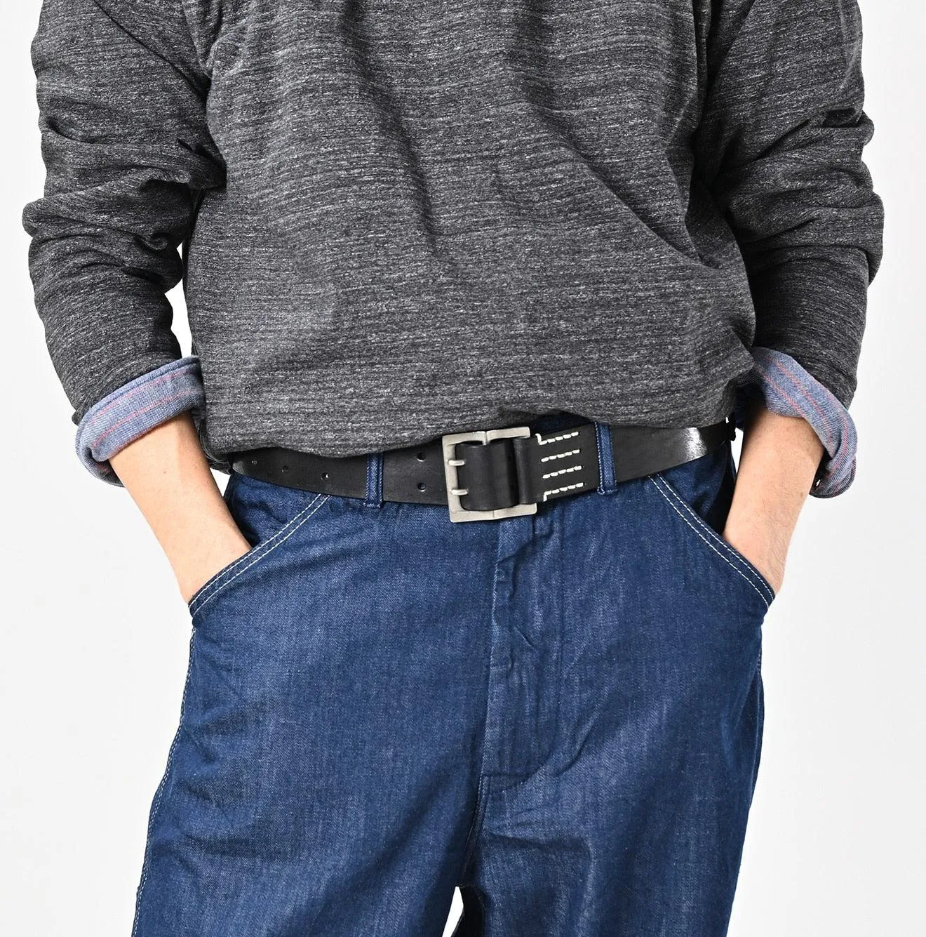 Vintage Leather Wide Belt sold by 45r product image thumbnail 4