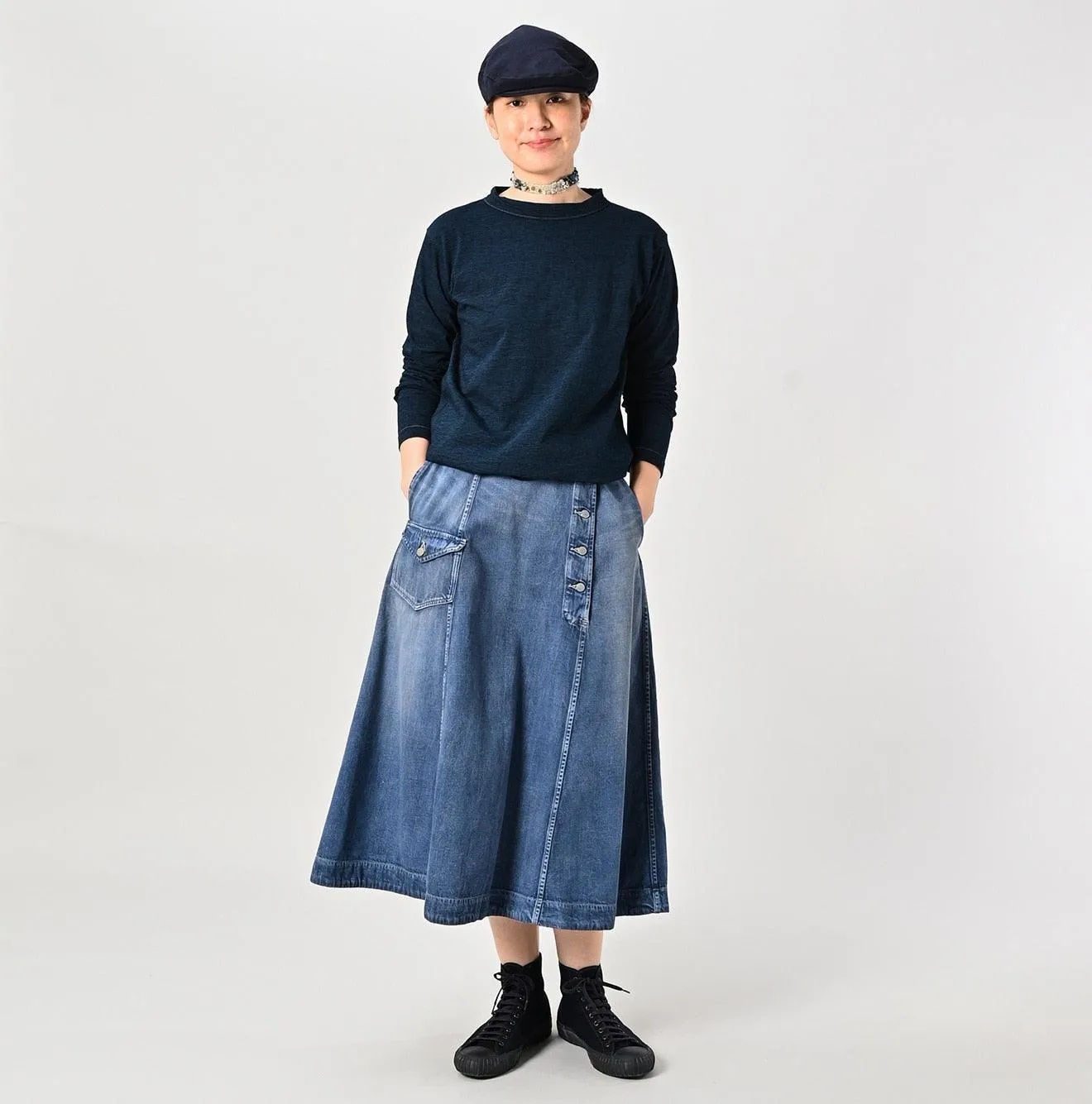 Indigo 45 Star 908 Long Sleeve T-shirt sold by 45r product image thumbnail 2