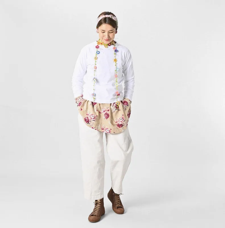 Wabisuketsubaki Bull 908 Embroidery T-shirt made by 45r