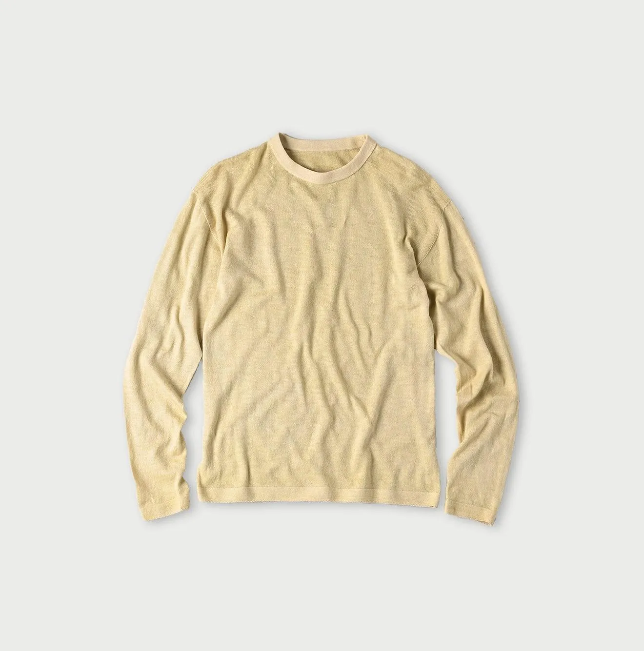 Botanical Dyed Super Gauze Wholegarment 908 Crewneck sold by 45r