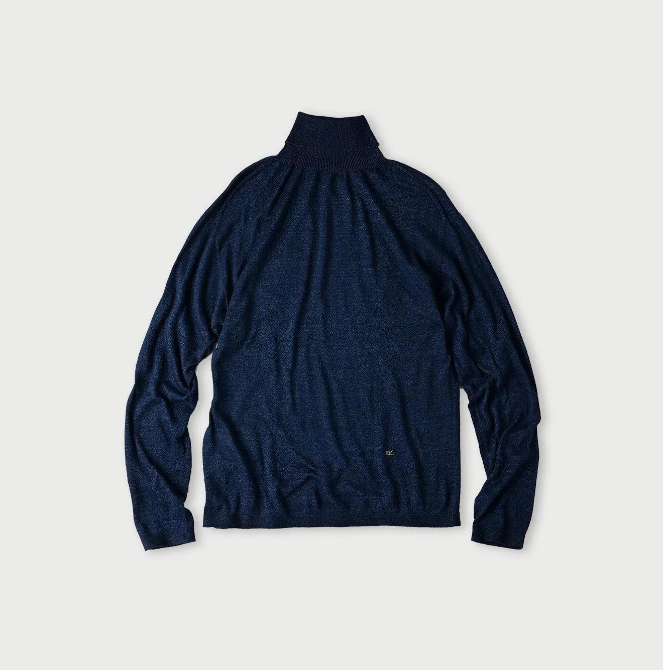 Indigo Super Gauze Wholegarment 908 Turtleneck sold by 45r product image thumbnail 2