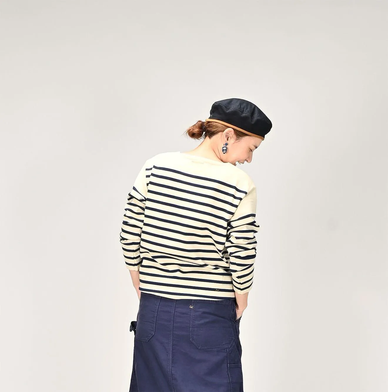 U.S. Wool Knit-sewn Basque Stripe T-shirt sold by 45r product image thumbnail 4