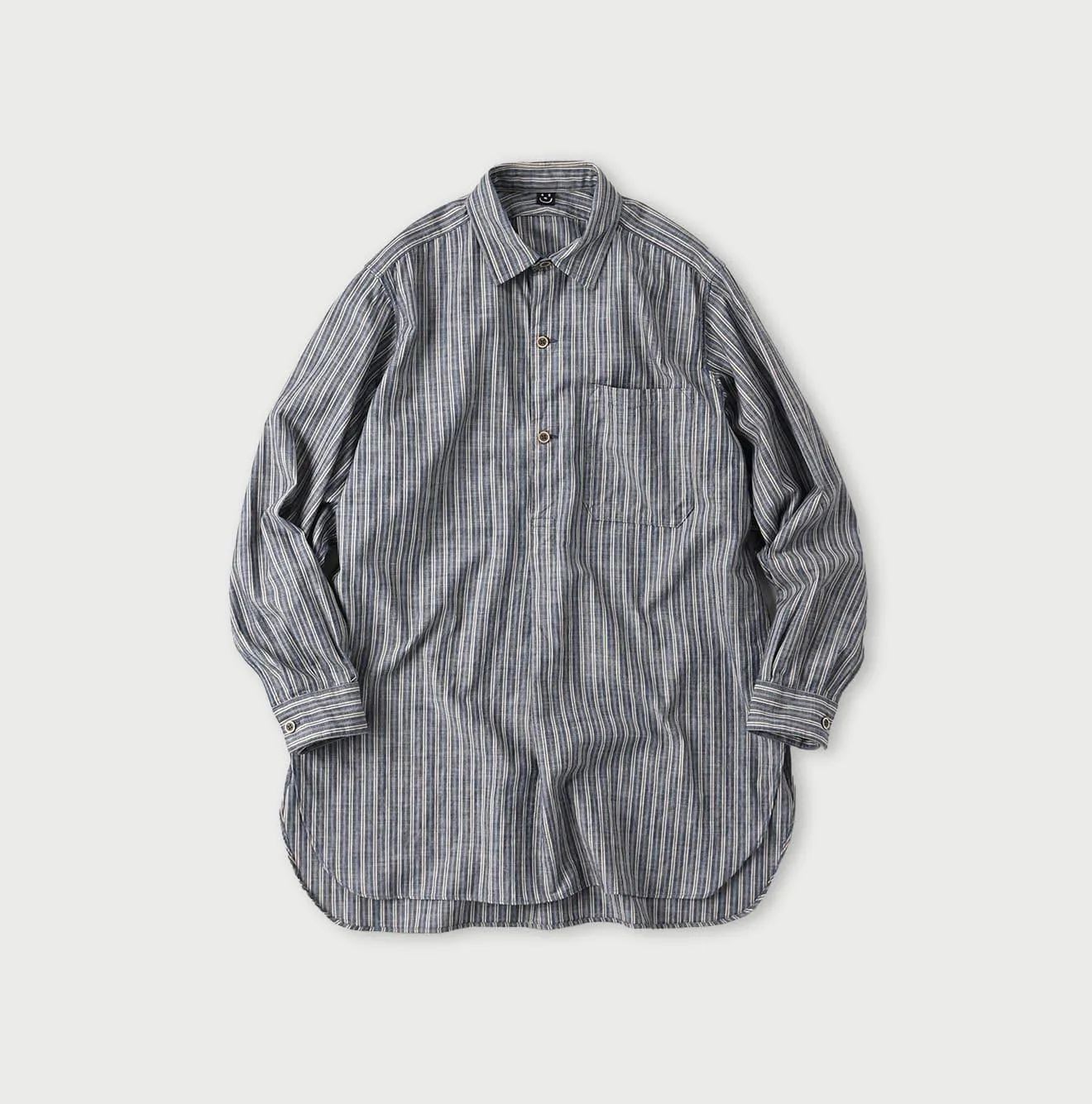 Dungaree 908 Stripe Grandpa Pullover Shirt sold by 45r product image thumbnail 2