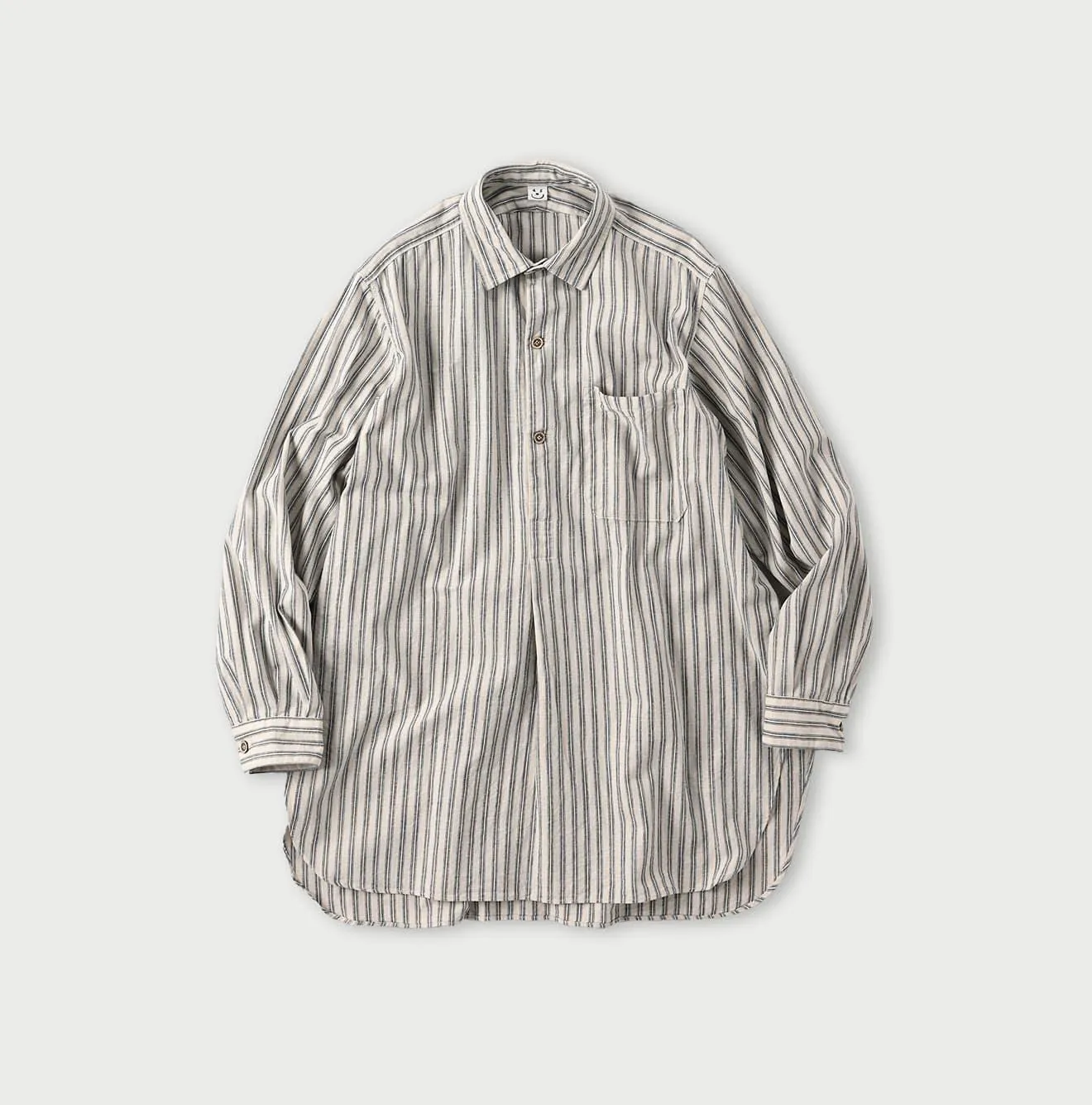 Dungaree 908 Stripe Grandpa Pullover Shirt sold by 45r