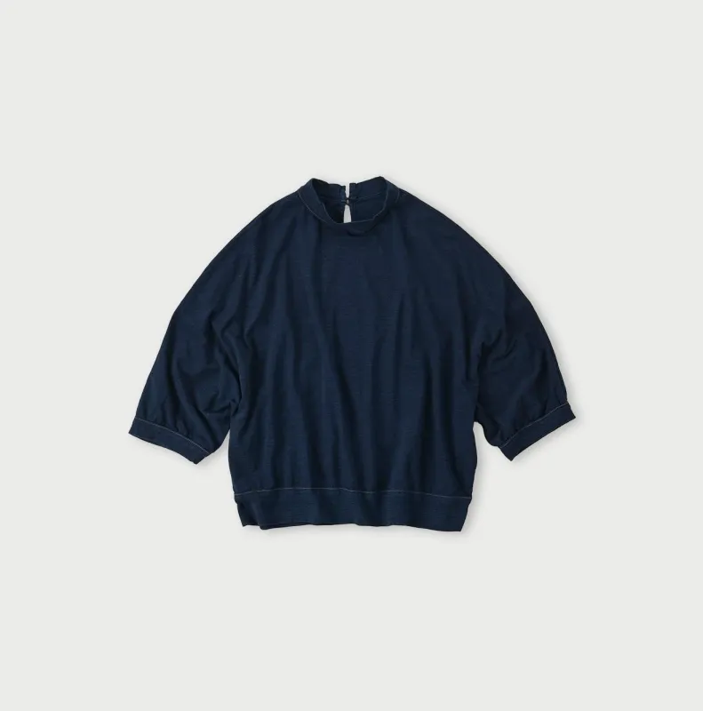 Indigo Supima Tenjiku Dolman T-shirt made by 45r