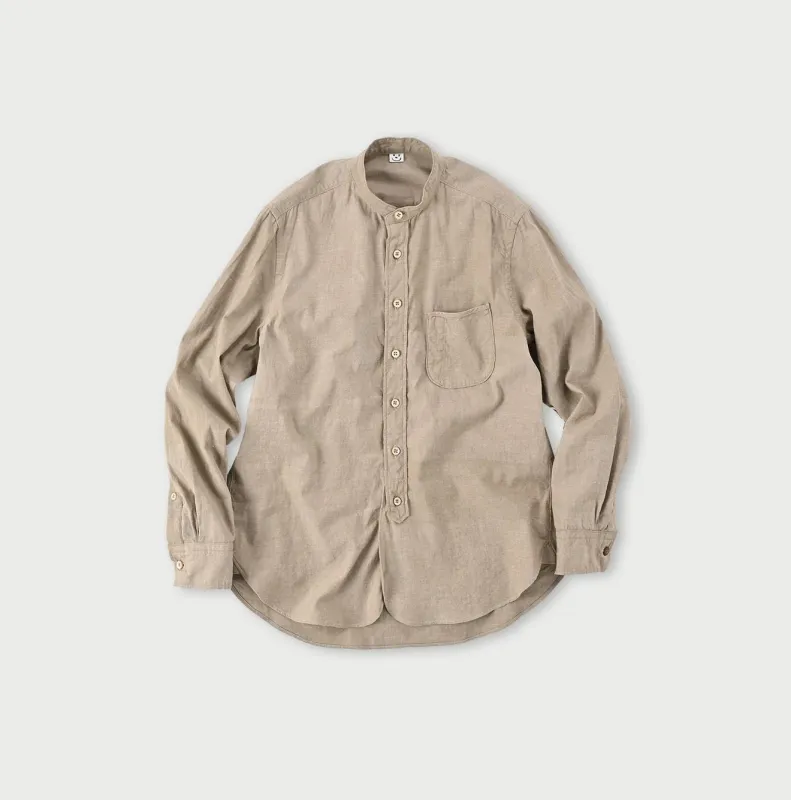 Khadi Oxford 908 Loafer Stand Collar Shirt made by 45r