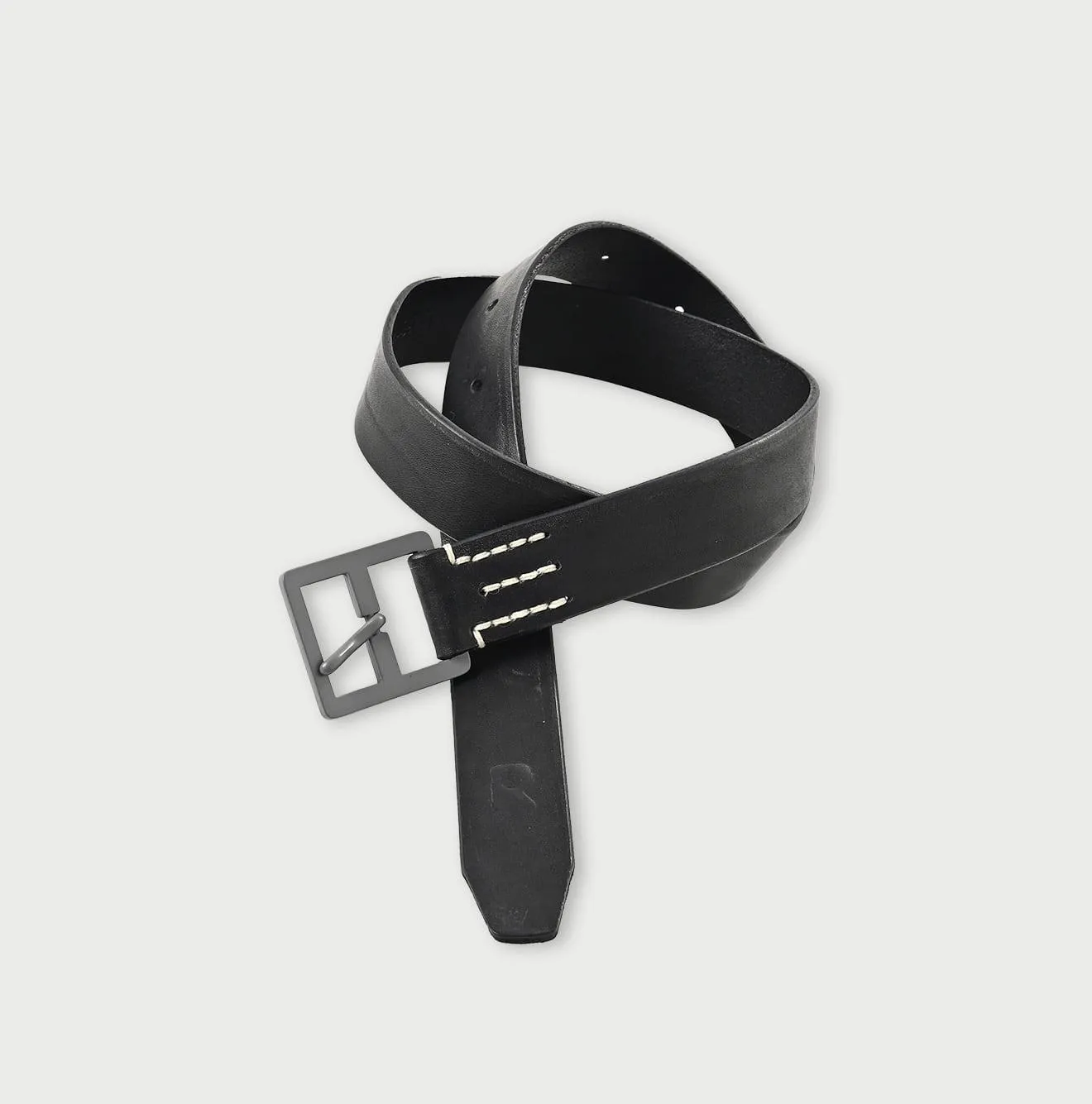 Vintage Leather Belt Wide (Size 3) sold by 45r