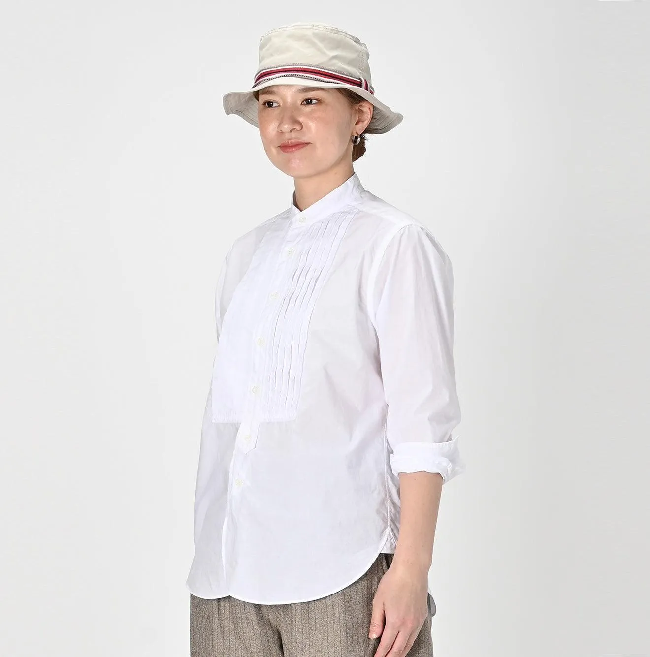 Batiste 908 Pintuck Stand Collar Shirt sold by 45r product image thumbnail 3