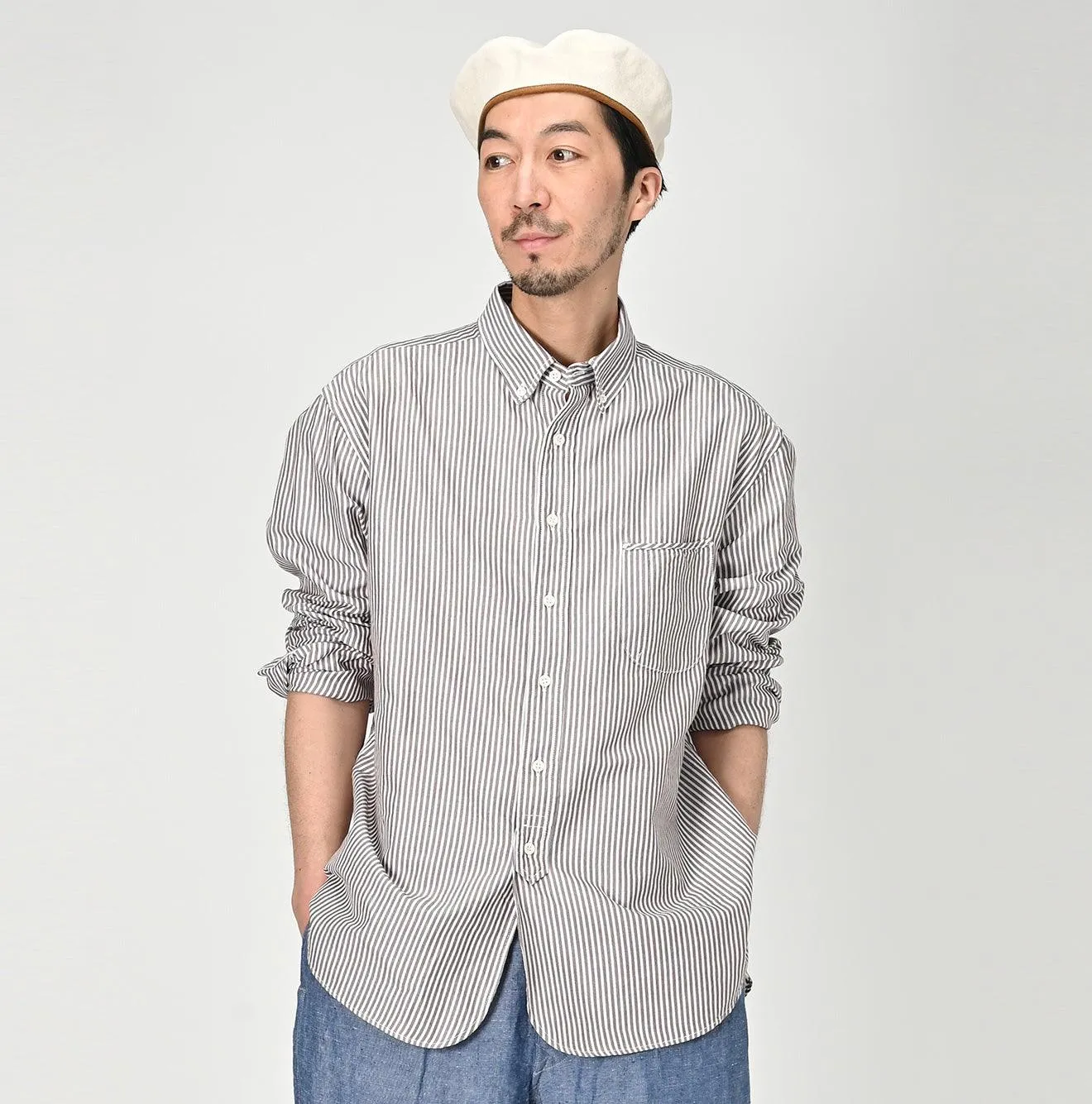 Light Oxford 908 Loafer Buttondown Shirt sold by 45r product image thumbnail 5