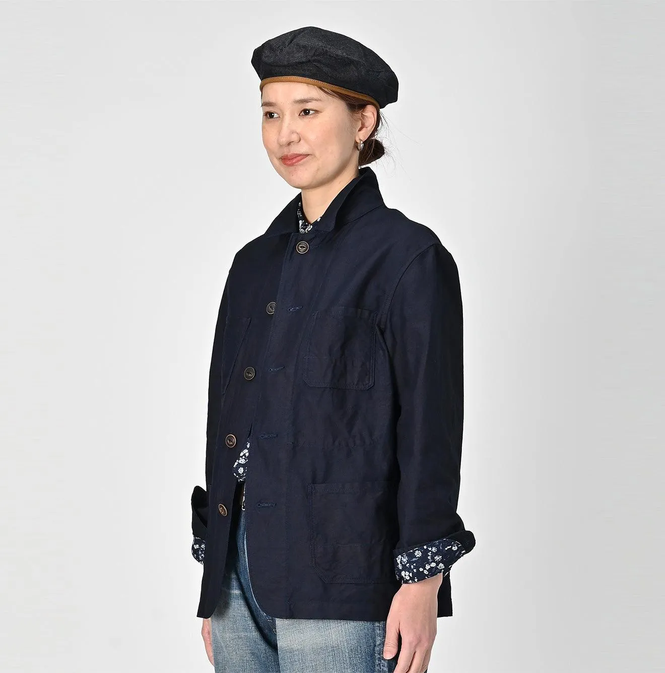 Indigo Supima Oxford 908 4pocket Shirt sold by 45r product image thumbnail 4