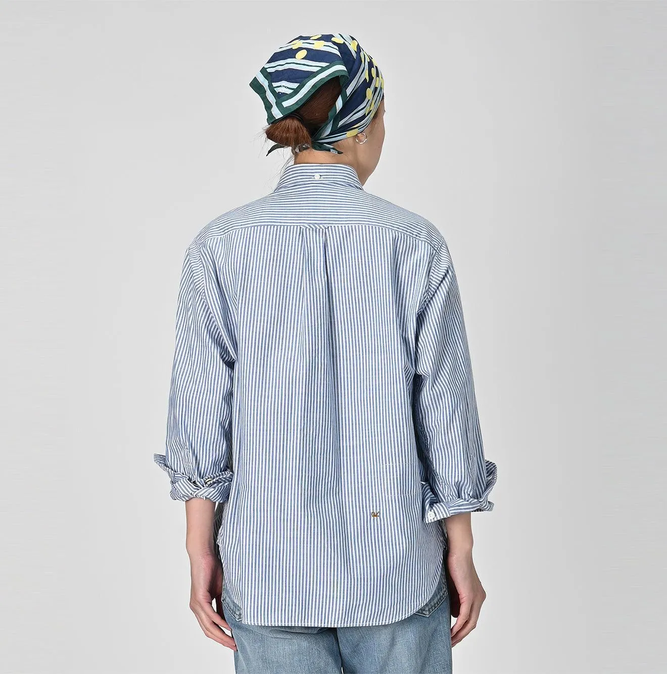 Supima Oxford 908 Ocean Buttondown Shirt sold by 45r product image thumbnail 4