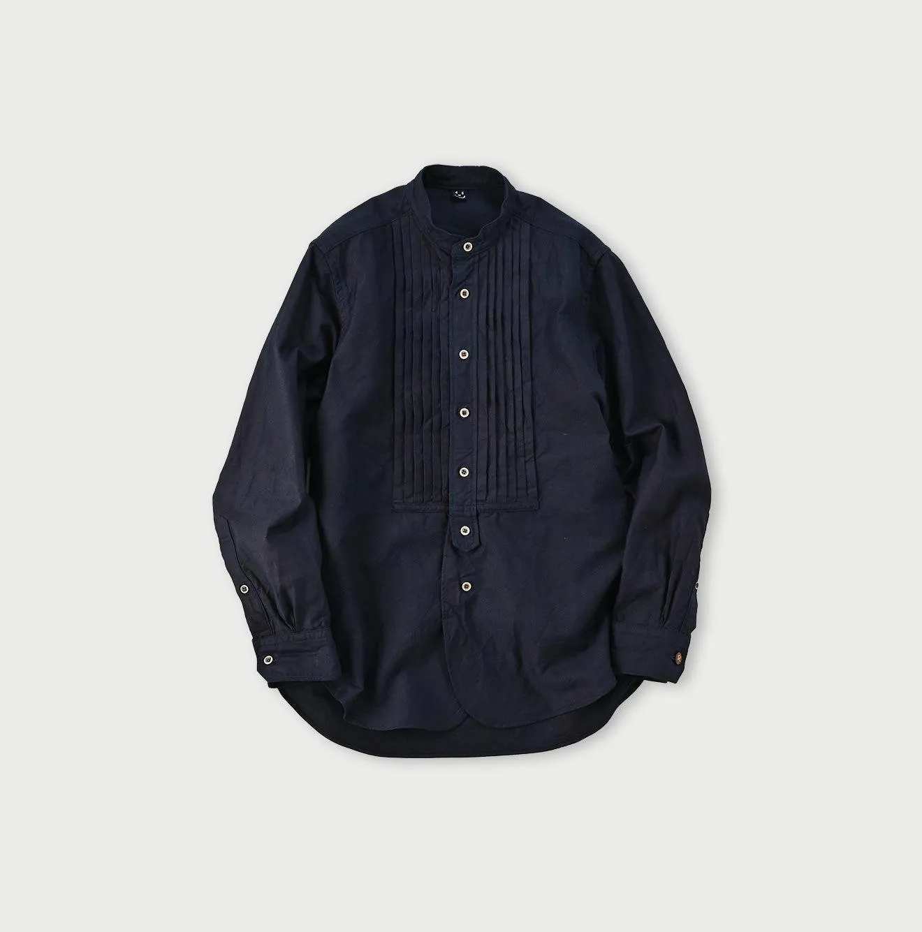 Indigo Supima Oxford 908 Pintuck Shirt sold by 45r