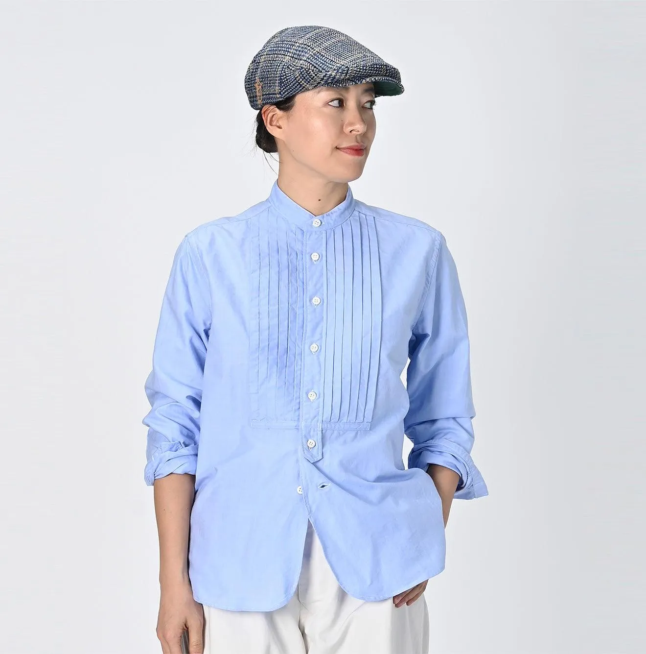 Supima Oxford 908 Pintuck Shirt sold by 45r product image thumbnail 2