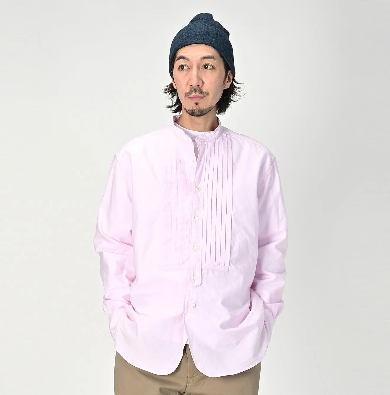 Supima Oxford 908 Pintuck Shirt sold by 45r product image thumbnail 5