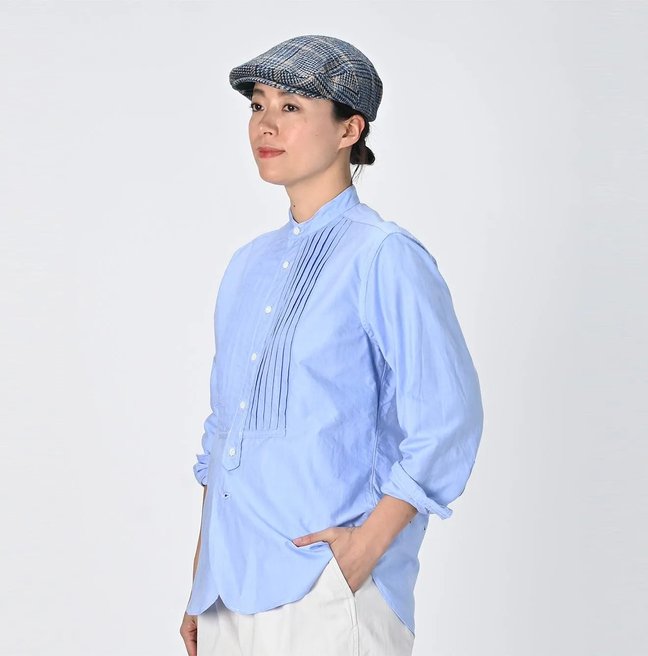 Supima Oxford 908 Pintuck Shirt sold by 45r product image thumbnail 3