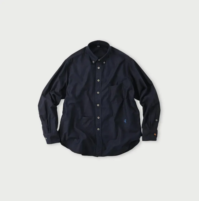 Indigo Supima Oxford 908 Ocean Shirt (Size 3) made by 45r