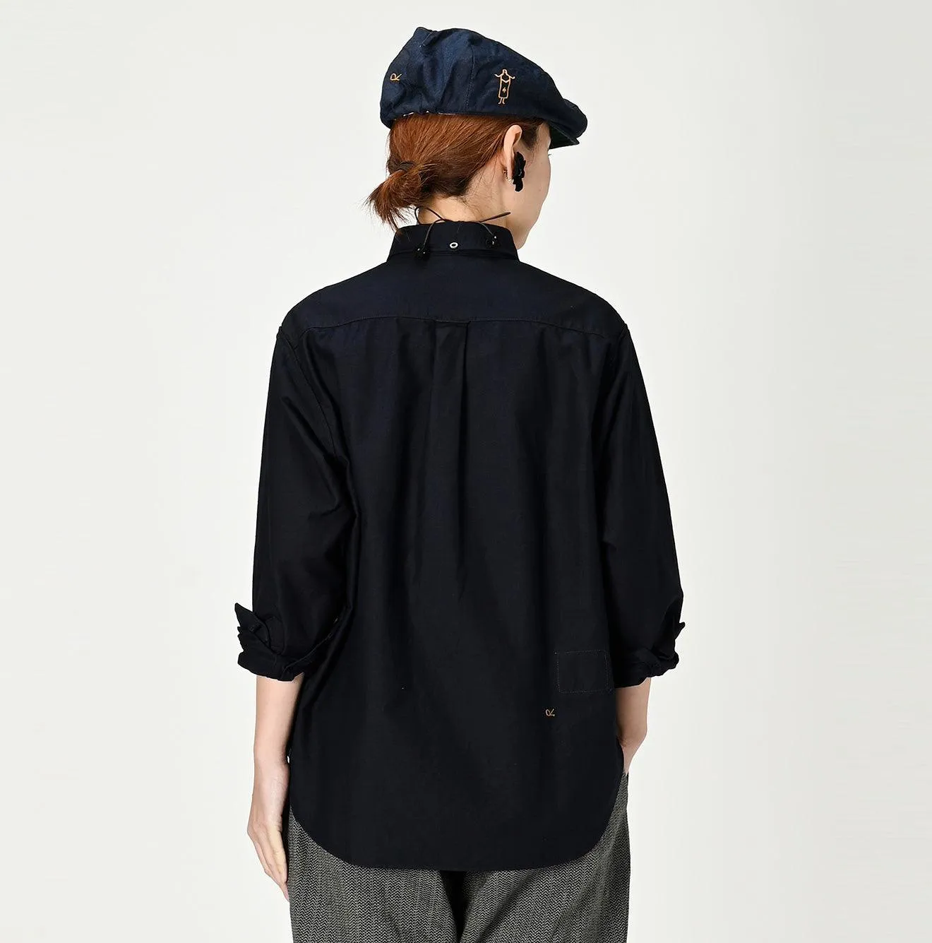 Indigo Supima Oxford 908 Ocean Shirt sold by 45r product image thumbnail 5