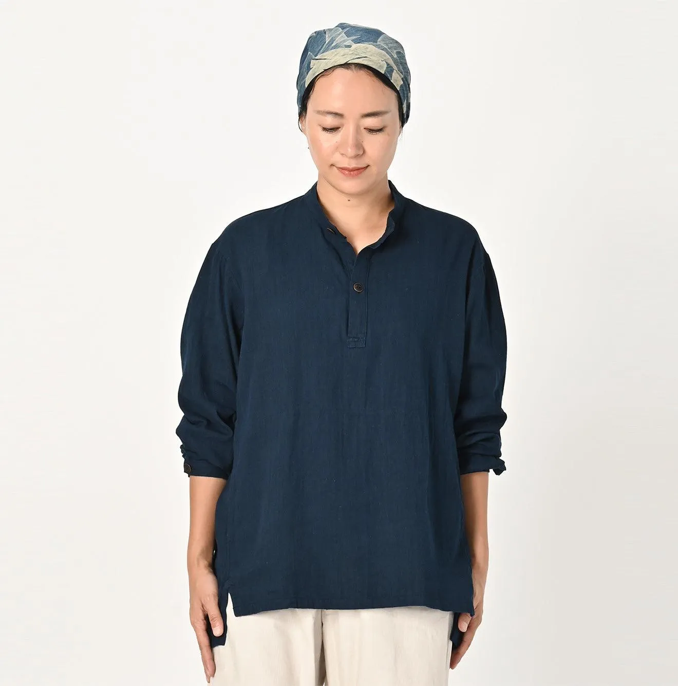 Ai Indigo Khadi Shirt Denim 908 Easy Shirt sold by 45r product image thumbnail 3