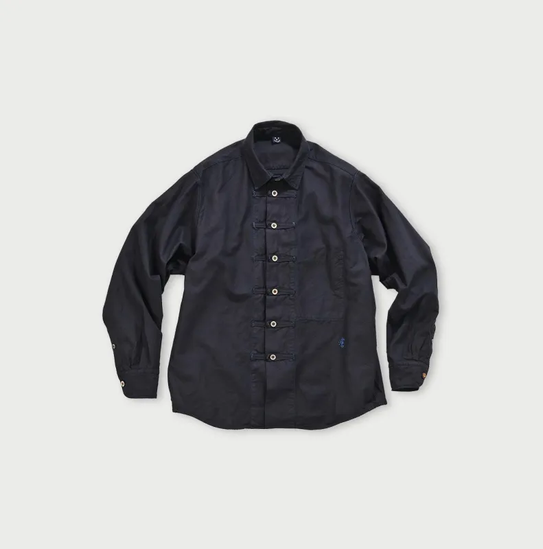 Indigo 908 Supima Organic 8 Knots Shirt made by 45r