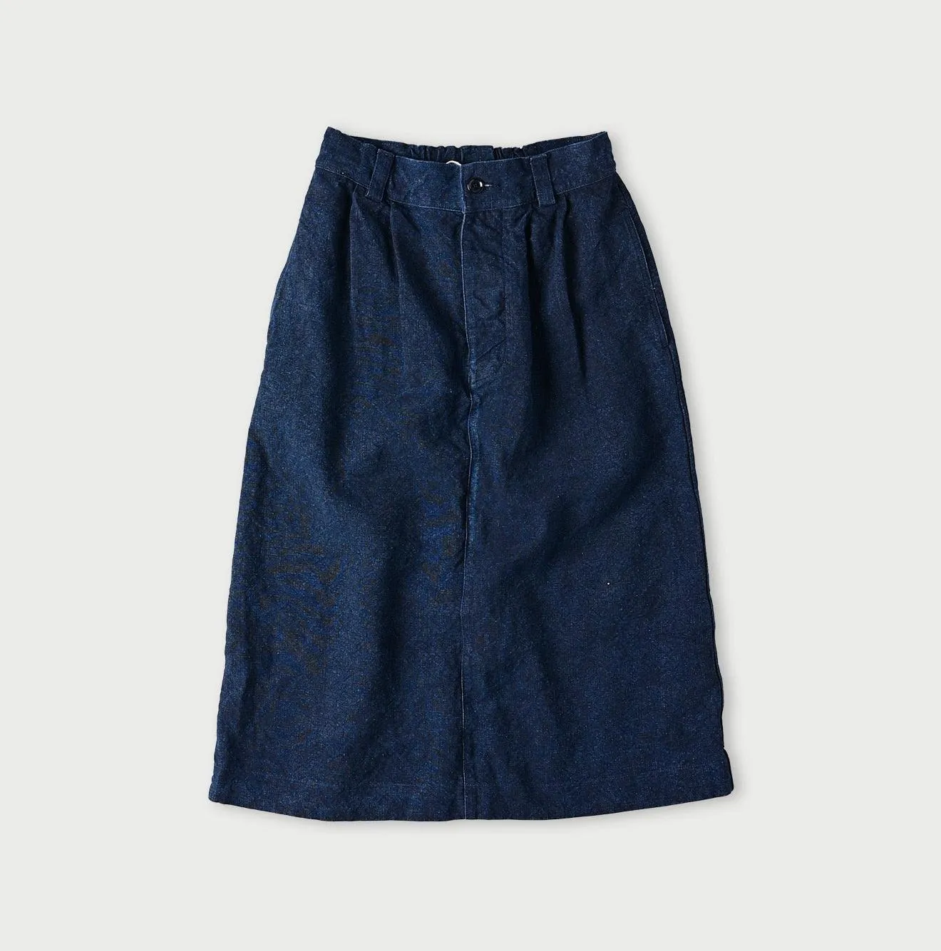 Indigo Linen Duck Working Skirt (Size 3) sold by 45r