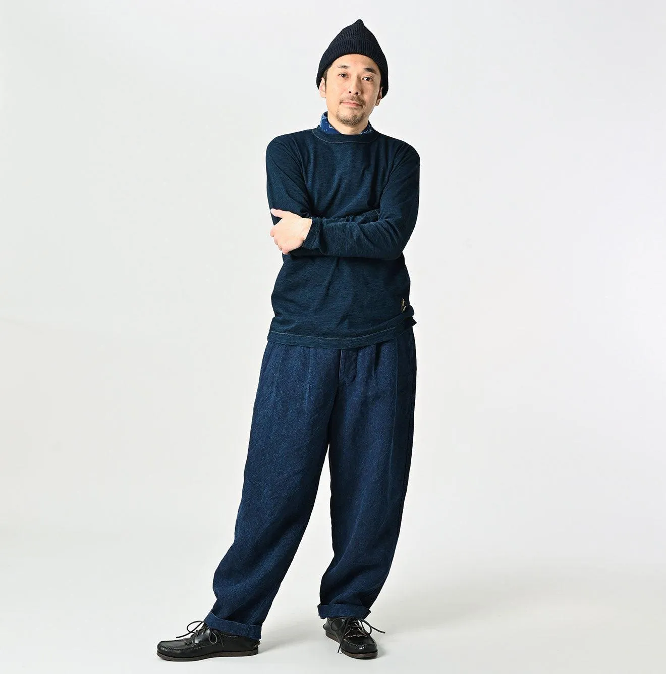 Indigo Linen Duck 908 Pegtop Pants (Size 3) sold by 45r product image thumbnail 3