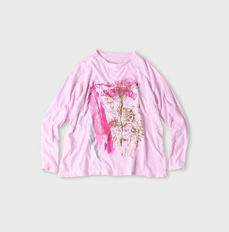 Gauze Tenjiku Margaret T-shirt made by 45r