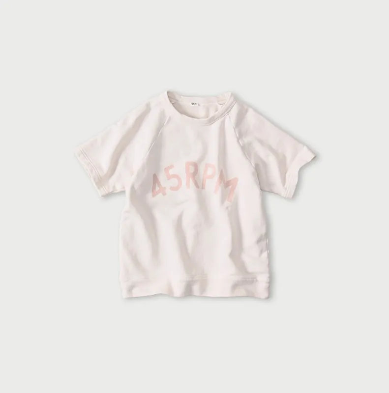 Cotton Fleece Logo de Petti Top made by 45r