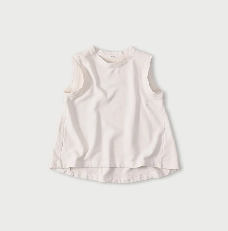 Cotton Fleece Sleeveless Top made by 45r