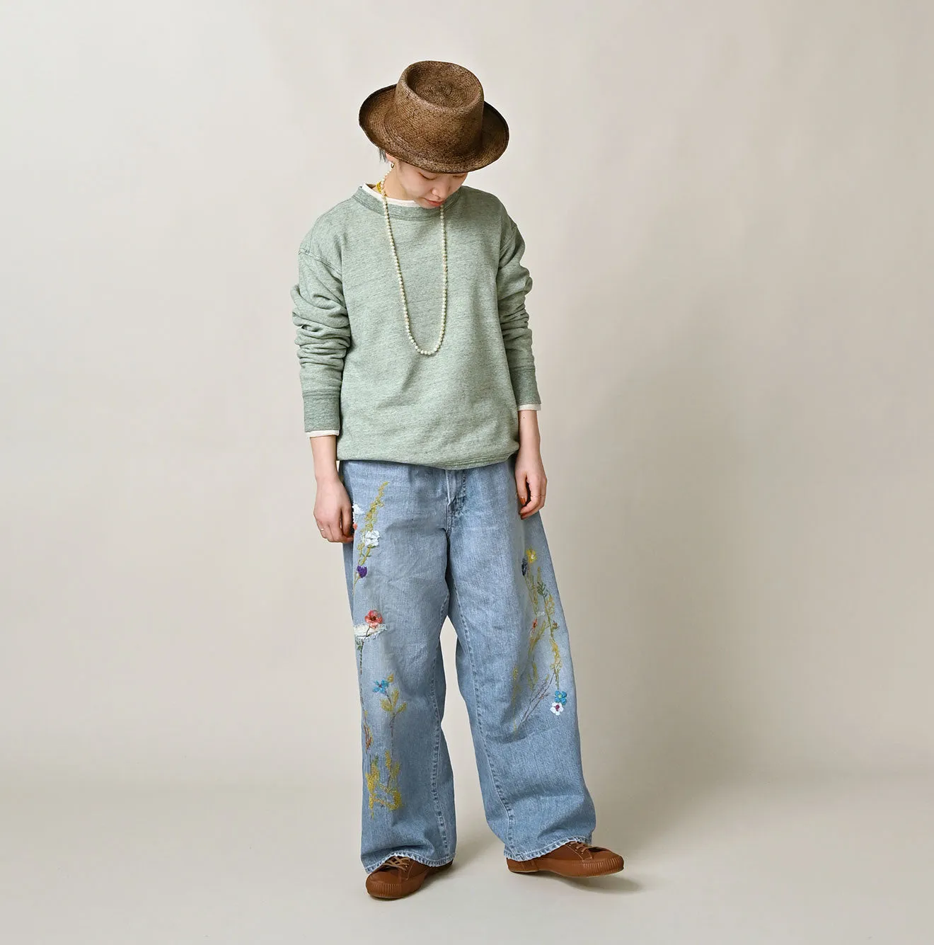 Cotton Fleece 908 Sweat (Top-dyed) sold by 45r product image thumbnail 5