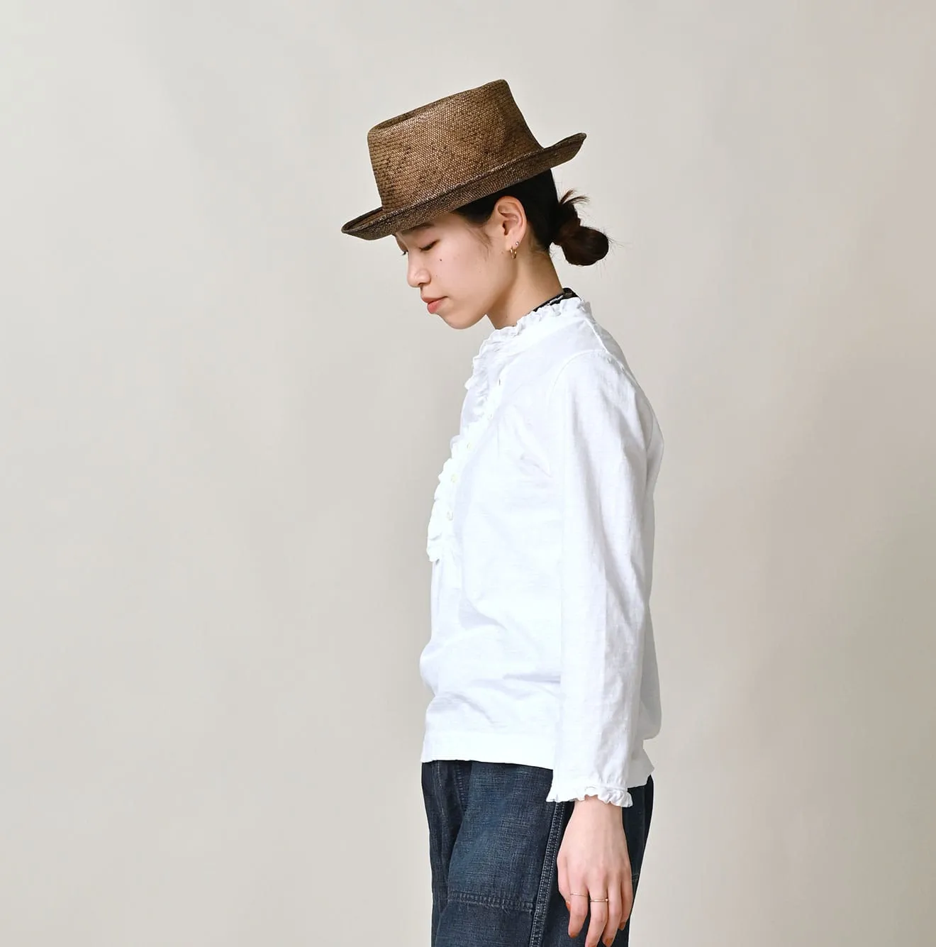 Frilled Square Henley (Size 3) sold by 45r product image thumbnail 5