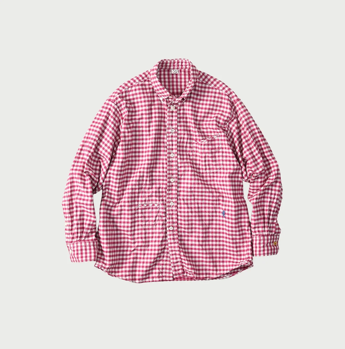 504-Oxford 908 Gingham Ocean Shirt sold by 45r