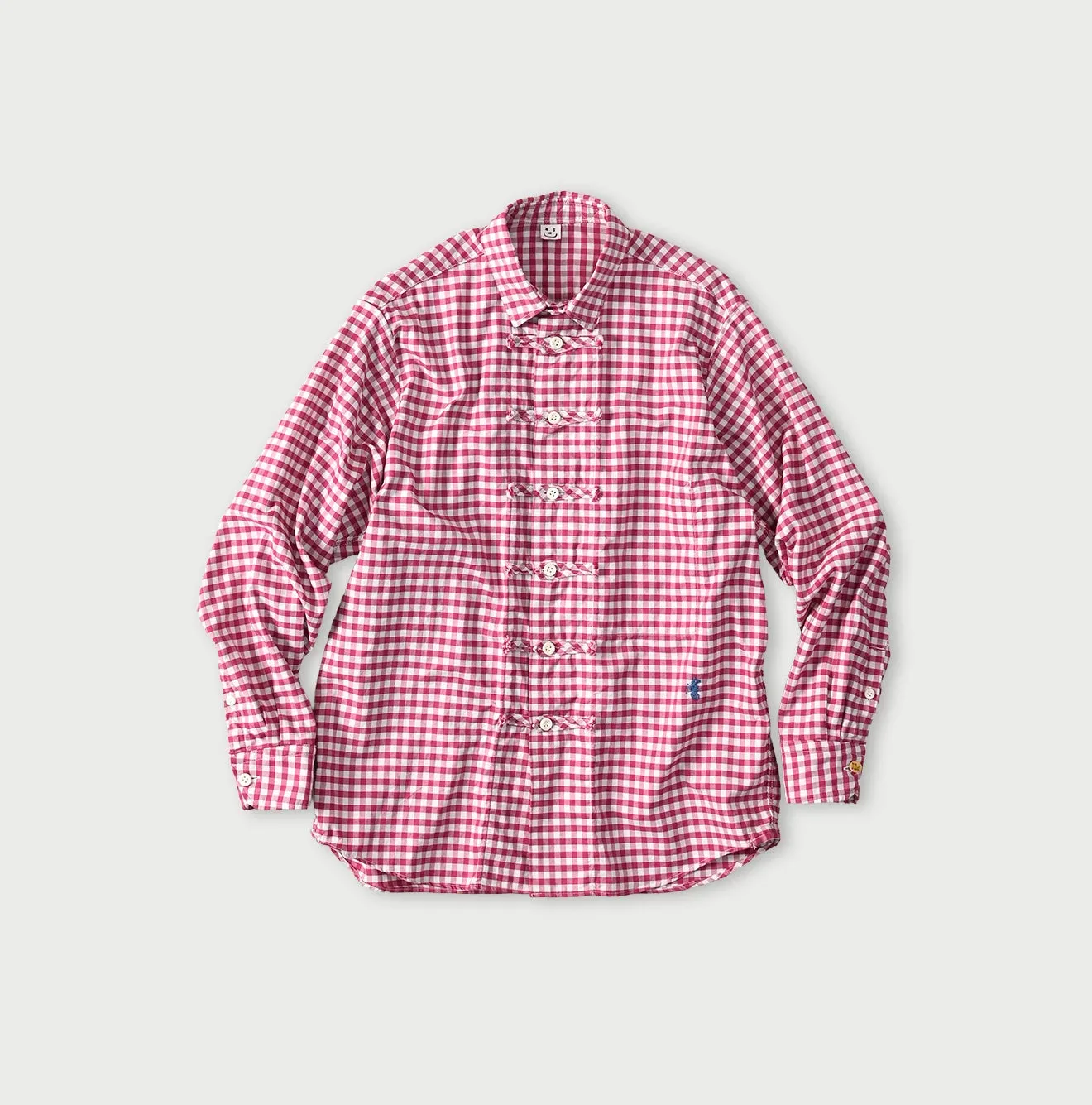 504-Oxford Gingham 908 8knot Shirt sold by 45r