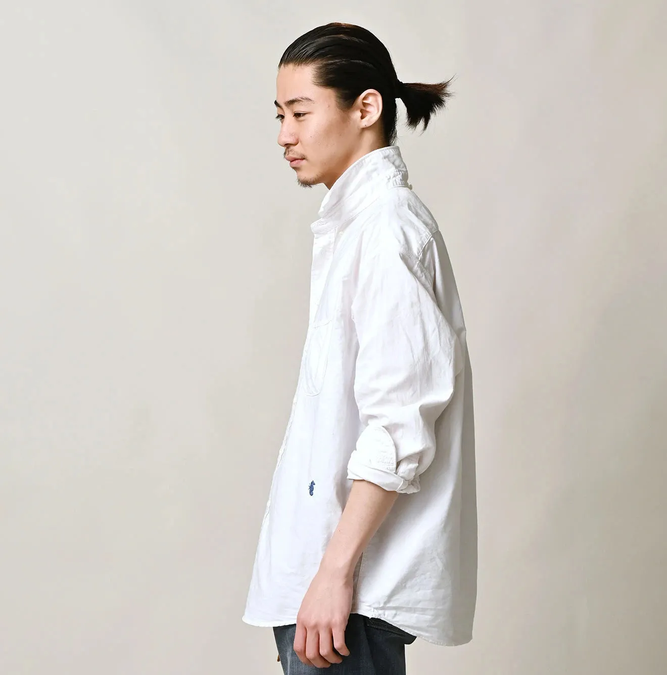 504-Oxford 908 Ocean Shirt sold by 45r product image thumbnail 5