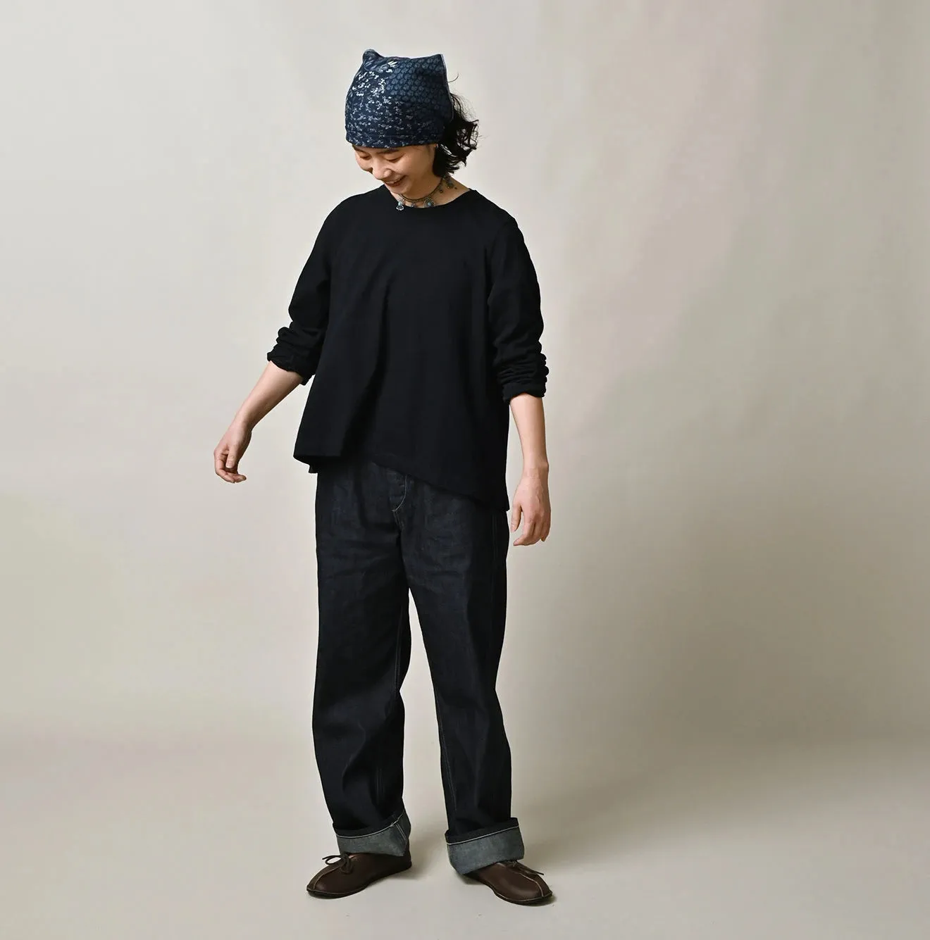 Indigo Tenjiku Flare T-shirt sold by 45r product image thumbnail 4