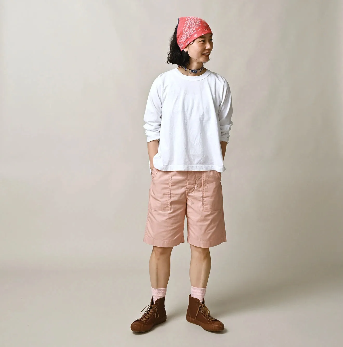 Tenjiku Flare T-shirt (White) sold by 45r product image thumbnail 2