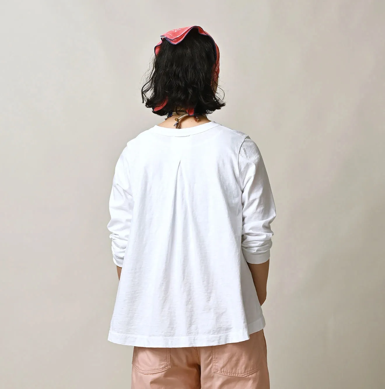 Tenjiku Flare T-shirt (White) sold by 45r product image thumbnail 5