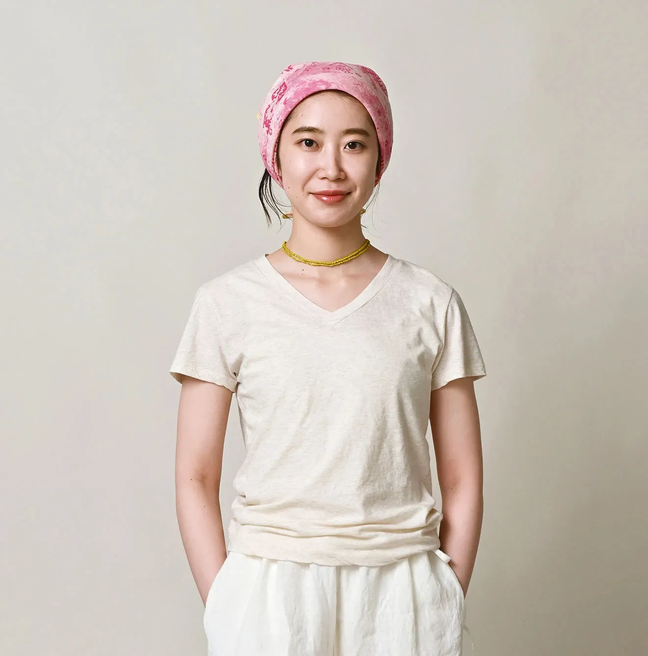 Tenjiku Chibi V-Neck T-shirt (Top-Dyed) sold by 45r product image thumbnail 5