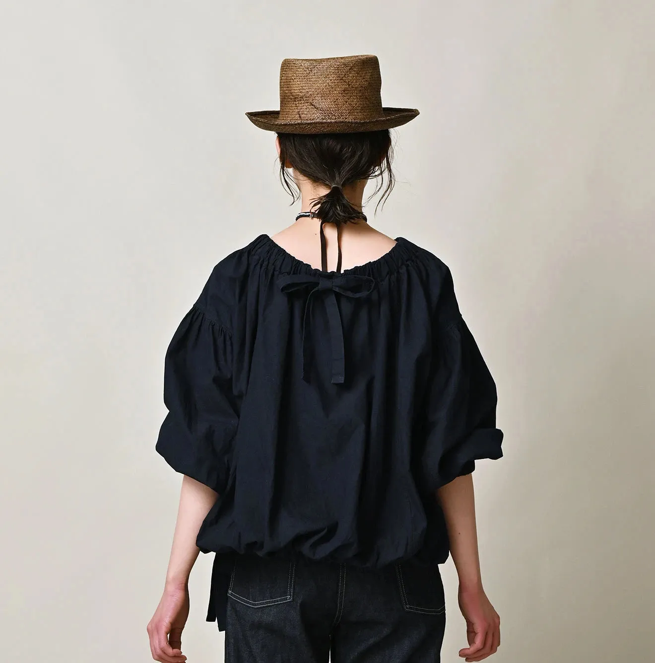 Indigo Batiste Sack Blouse sold by 45r product image thumbnail 5