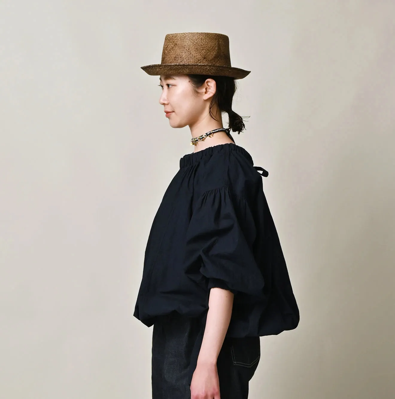 Indigo Batiste Sack Blouse sold by 45r product image thumbnail 4