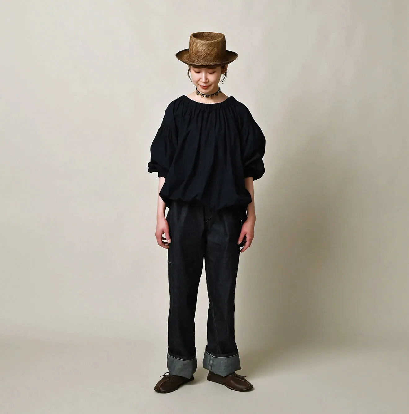 Indigo Batiste Sack Blouse sold by 45r product image thumbnail 2