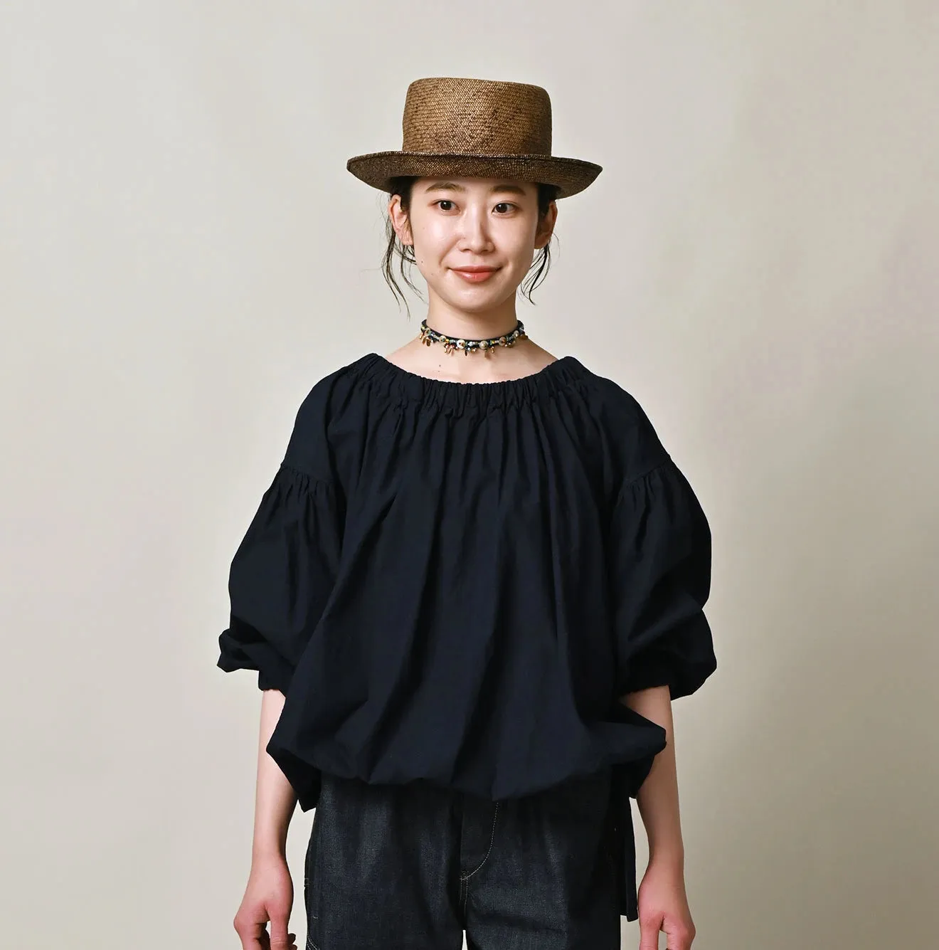 Indigo Batiste Sack Blouse sold by 45r product image thumbnail 3